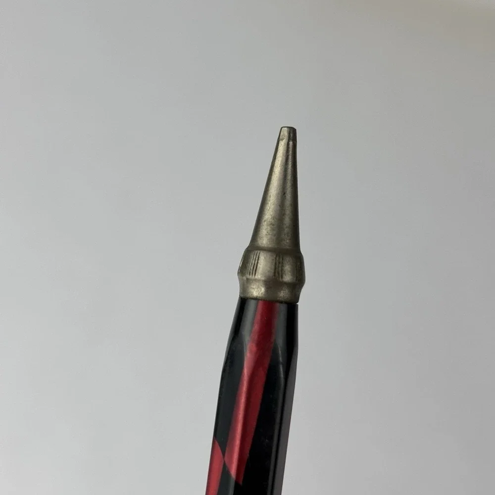 Vintage Celluloid Red Burgandy and Black Eversharp Mechanical Pencil Art Deco